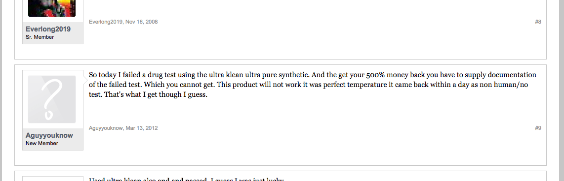 Ultra Pure Testimonial