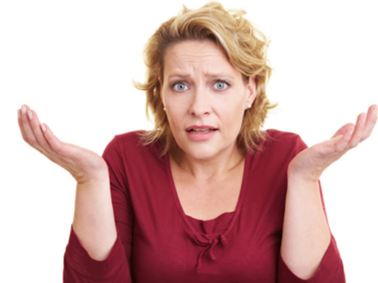 confused woman