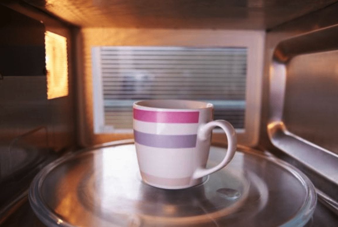 microwaving in a cup