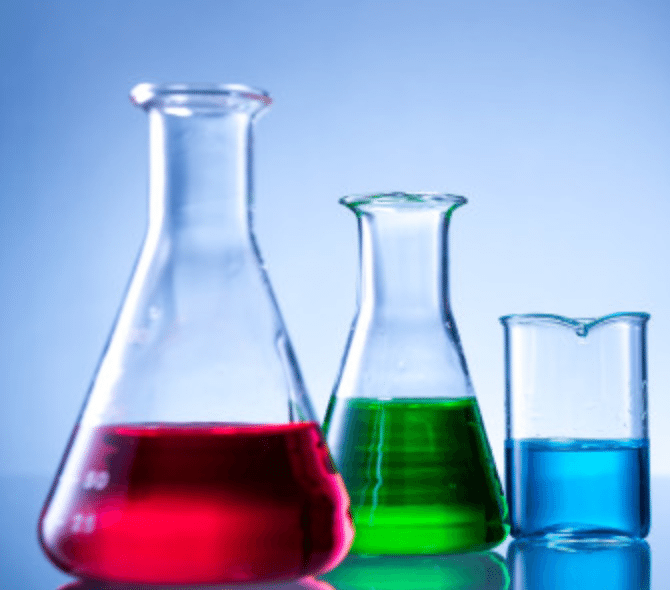 red green blue chemicals