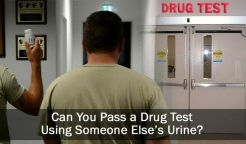 using someone else's urine for testing