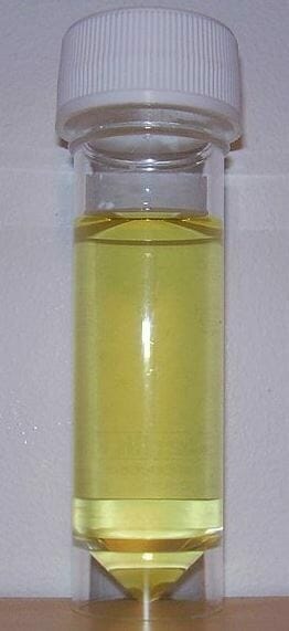 a mixture of water and pee