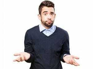 confused man