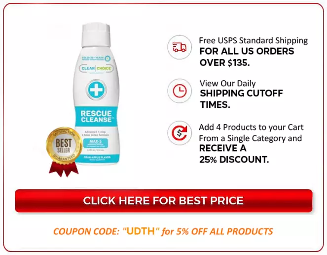 NEW Coupon Rescure Cleanse Clear Choice CTA