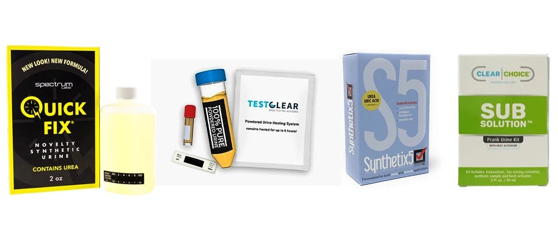 4 Best Synthetic Urine Kits Without Biocide (2025 Update) Four different synthetic urine kits without biocide